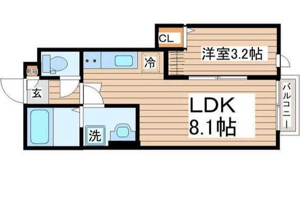 ディアコートII Bの物件間取画像